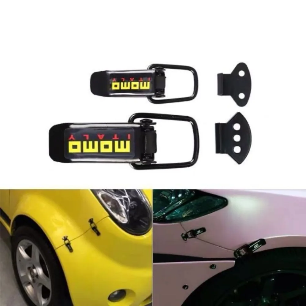 2 Pcs Quick Release Fasteners Bumper Security Hook Security Connecting Fixing Clips Hasp Lock Clip Kit Auto Accessories