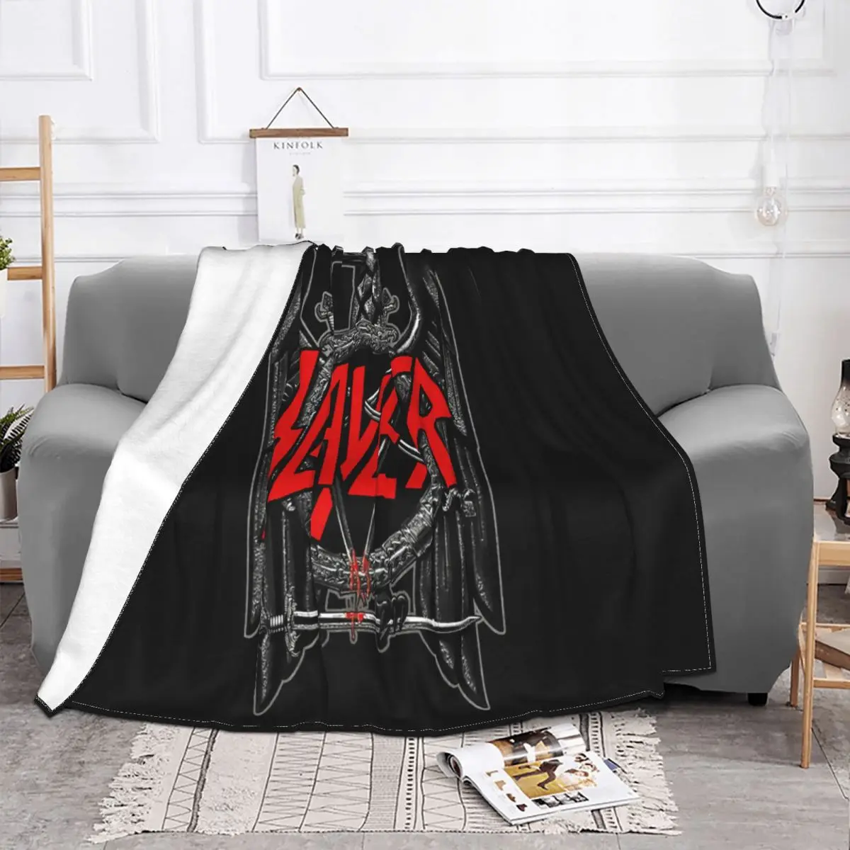 Slayer 2011 World Tour 2Xl Pxp 24 Cxh 27 5 Homme Text Cheap Sale Gift Dj Selling Colour Girl Throw Blanket