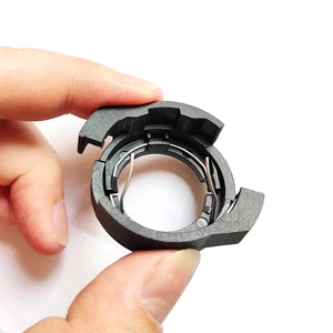 Lâmpadas LED Farol Adaptador Titular, Head Lamp Base Retainer, Alfa Romeo, VW Passat, B6, Magotan, Ford Kuga, H7, 2pcs 8 principais vendas conector farol h7 - №7