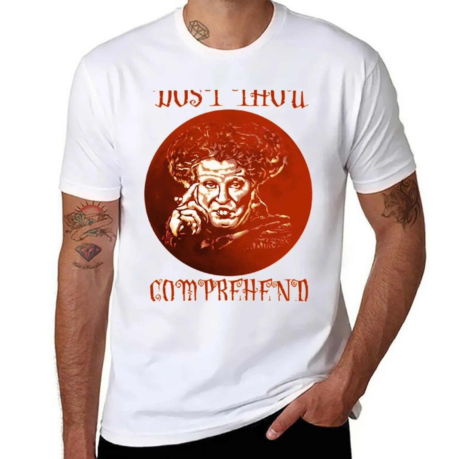 

Dost Thou Comprehend Halloween T-Shirt man t shirt heavy cotton t shirts designer T-Shirt