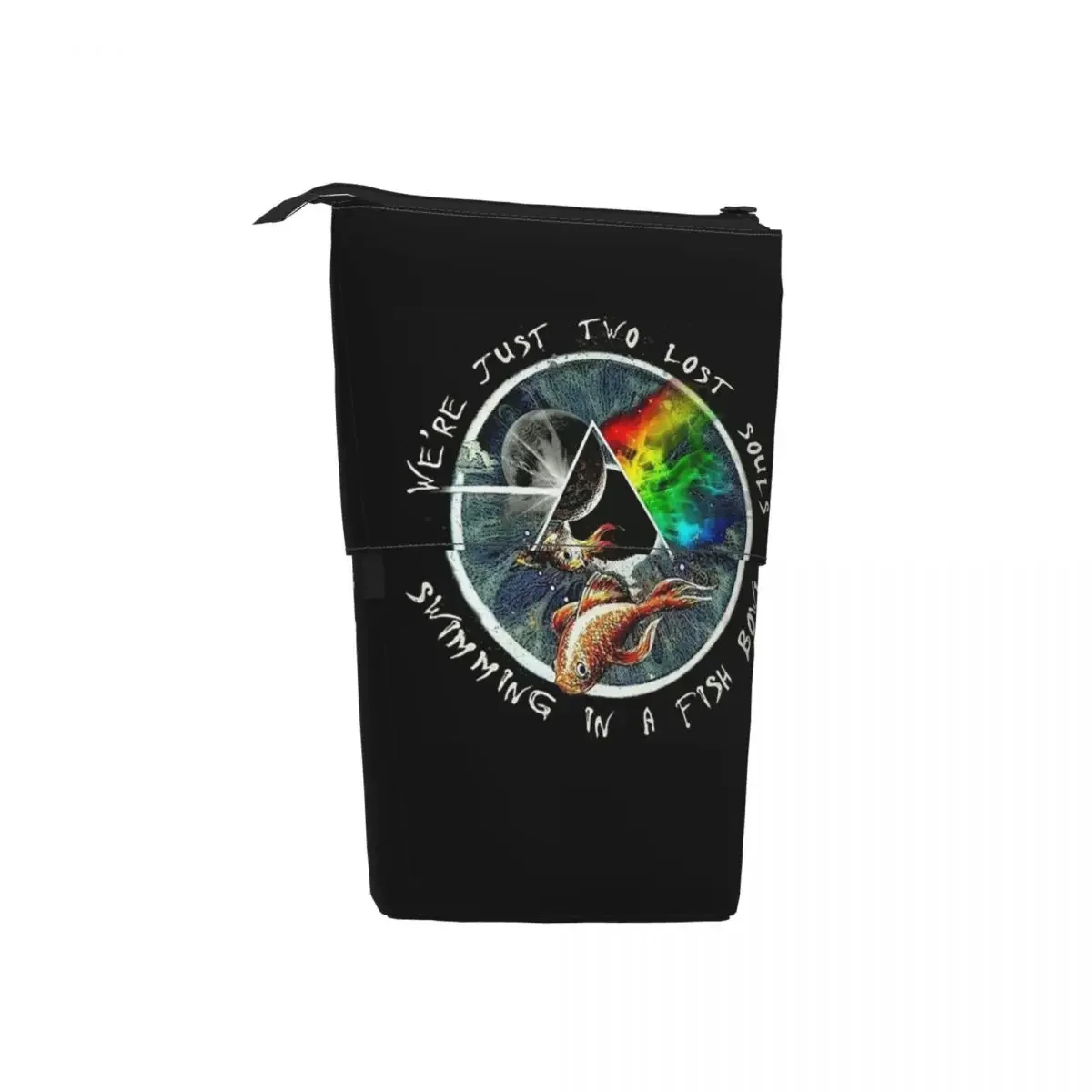 Singer Love Pink Band Floyd Reversible Pencil Cases Pen Holder Storage Large Capacity Pen Box Pencil Bag for Studen Gifts