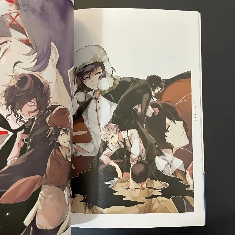 Japanese Version Bungo Stray Dogs Art Collection Album Book Harukawa 35 Illustration Collection