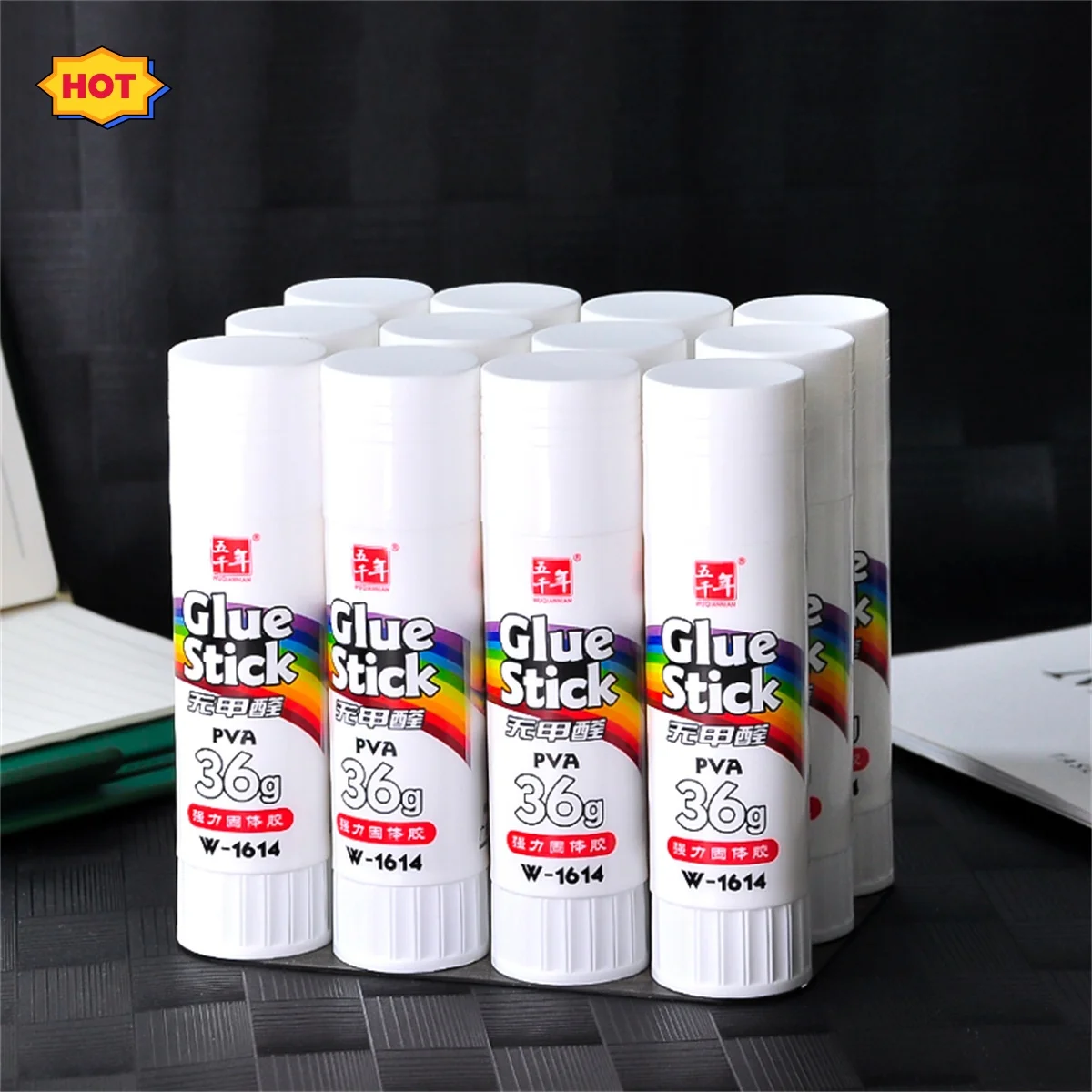 

9g Glue sticks Solid School glue High Efficiency Adhesion for Office&Scrapbooking Essentials Perfect for Crafts Long Lasting
