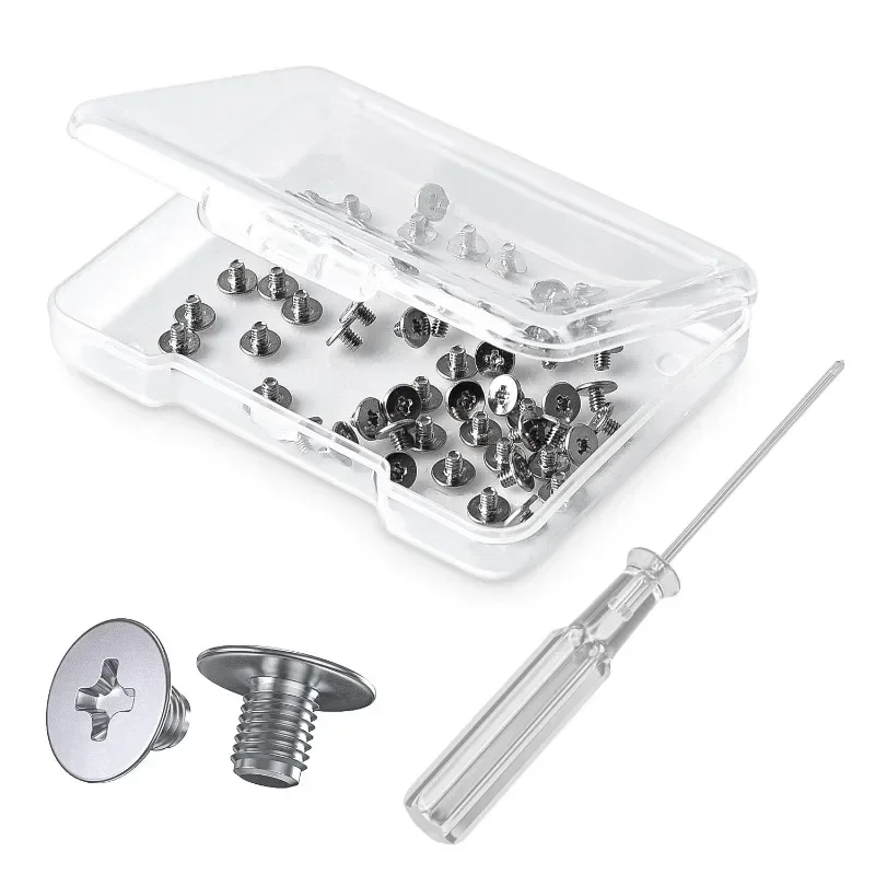 50PCS M.2 SSD Screw Kit with Screwdriver NVMe SSD Screws for PC Laptop Repair Phillips Flat Head Stainless Steel