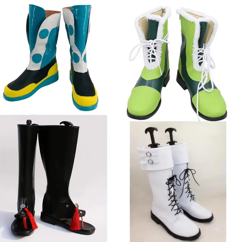 Anime DMMd Koujaku Seragaki Aoba Boots Women Men Halloween Party Role Clear Noiz Cosplay Shoes Custom Size 5 STYLE