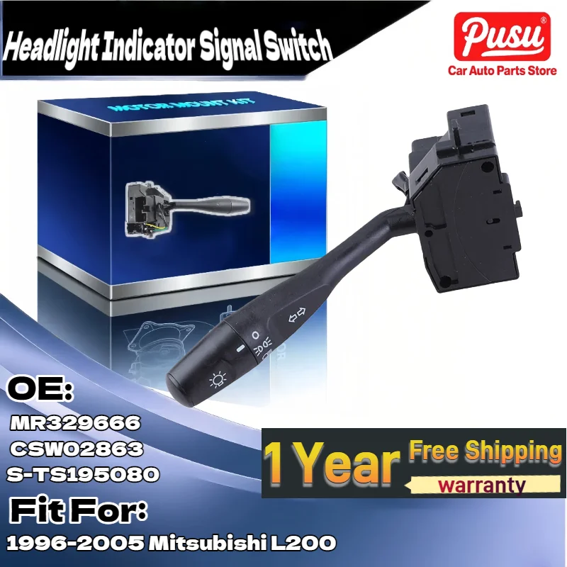 

RHD Headlight Indicator Signal Switch Control for Mitsubishi L200 1996-2005 MR329666