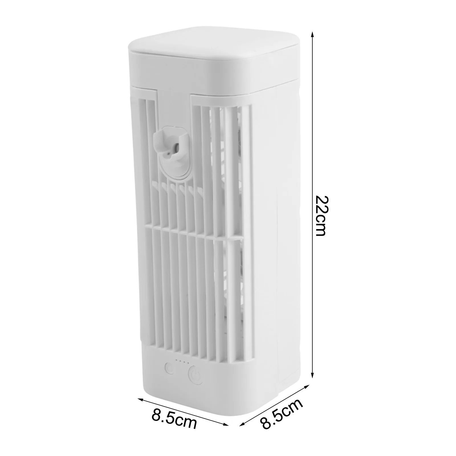 Компактный кондиционер Мини-кондиционер Трехскоростные настройки Регулируемый холодный воздух Бесшумный портативный воздухоохладитель Срок службы батареи