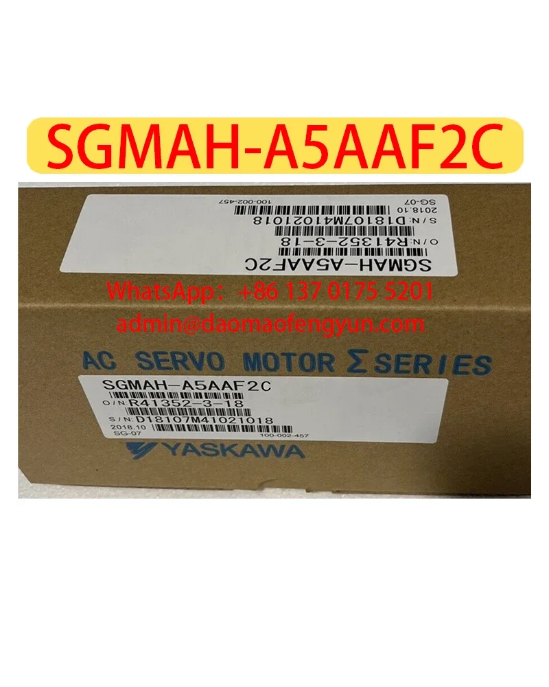 

SGMAH-A5AAF2C Brand New Servo Motor，SGMAH A5AAF2C，In Stock，Fast shipping