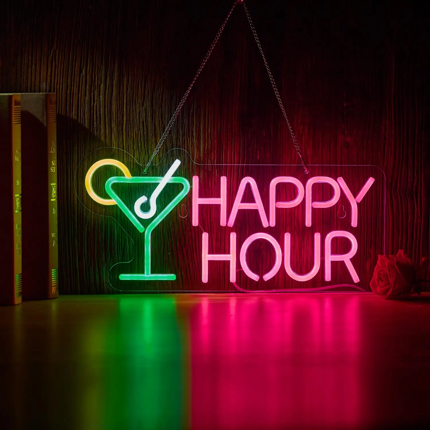 Happy Hour Neon Sig… - image