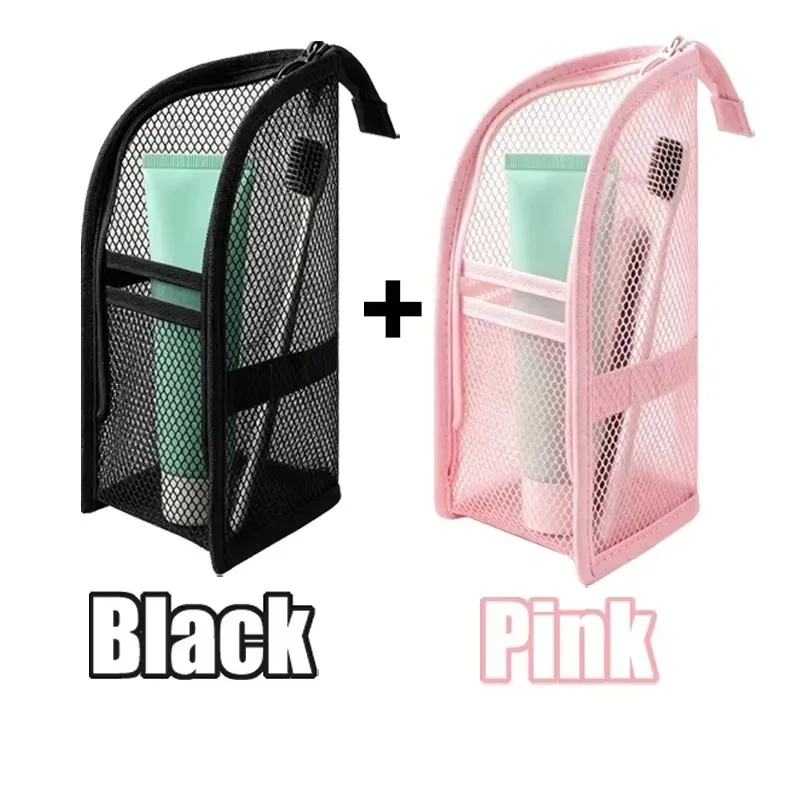 EVA Mesh Cosmetic Bag for Travel Makeup Organizer