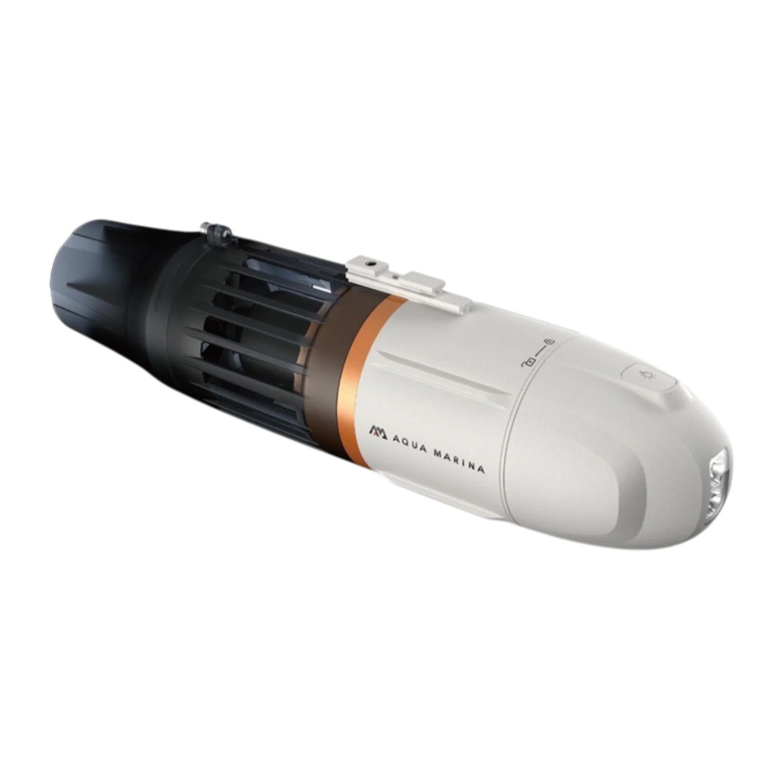 Unterwasser-Thruster AQUA MARINA BlueDrive X X PRO Elektrischer Tauchscooter für Tauchen, Schnorcheln, SUP, Paddleboard, Kajak, 3-Gang Bürstenloser Motor, Duale Steuerung, Wasserdichter Abnehmbarer
