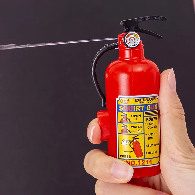 Mini Water Gun Child Funny Mini Firefighting Toy Whole Person Prank Toy Children Firefighters Professional Props