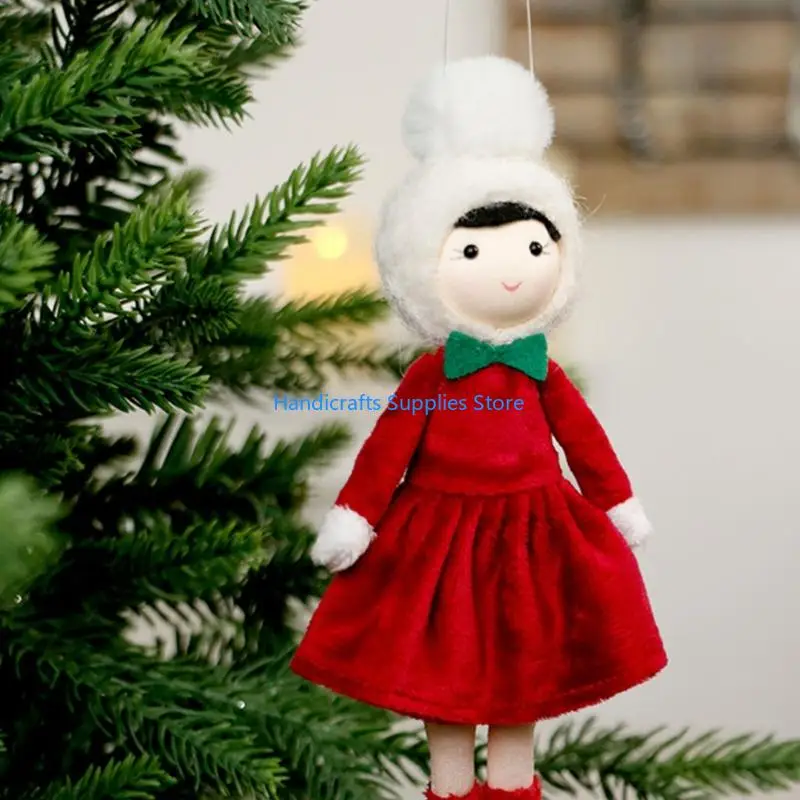 R1WA Nordic Girl Doll Christmas Tree Decoration for Indoor and Outdoor Holiday Party 2025 New Dropping