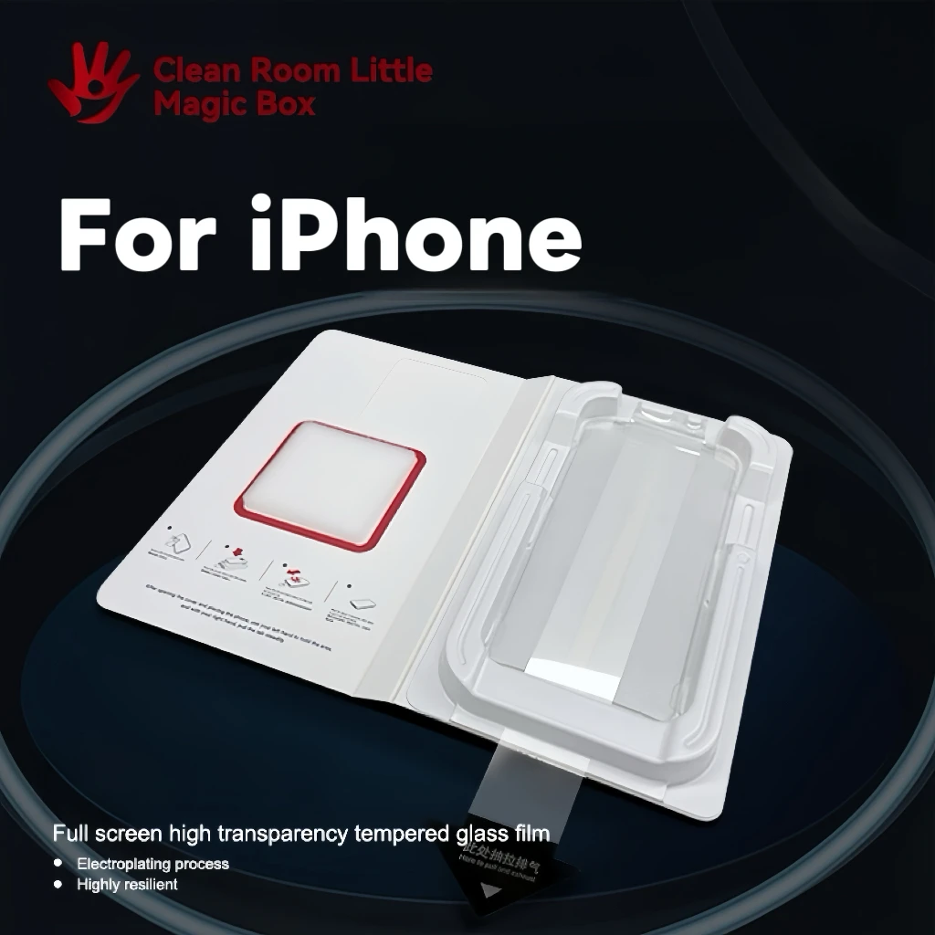 

3Pcs Upgraded Tempered Glass Screen Protector For Apple iPhone 17 16 16e 15 14 Plus 13 12 Pro Max Air Dust Free HD Clear