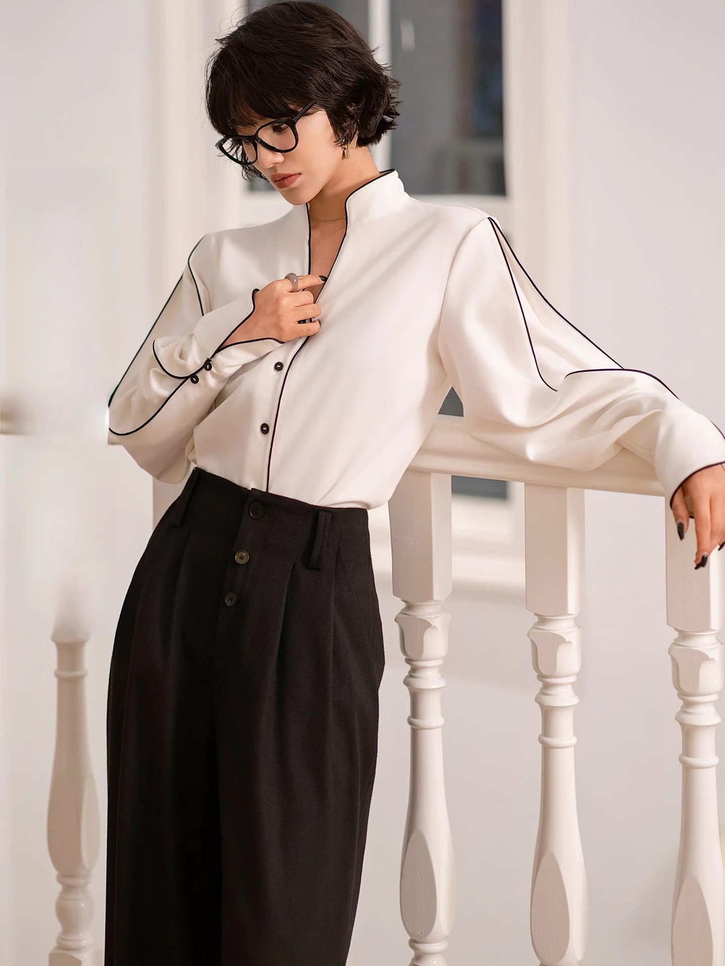 

Женская шерстяная длинная кофта свободного кроя с V-образным вырезом, повседневная, для зимнего образа, многослойная, базовый слой для ношения под одеждой