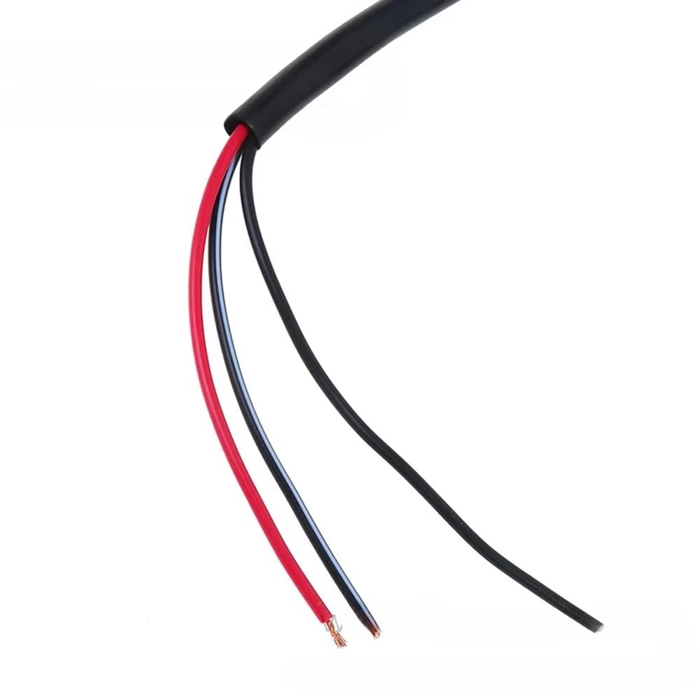 Wire Motorcycle Handlebar Switch Button, LED Headlight High Low Beam ON/ON/OFF Universal Light Control Switch
