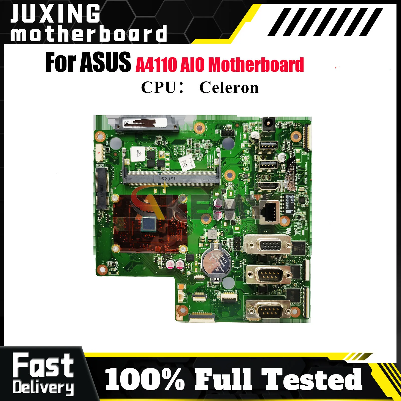 

Материнская плата для ноутбука A4110 для ASUS AIO A4110 PRO, материнская плата с процессором Celeron, 100% тестирование, ОК, быстрая доставка, высокое качество