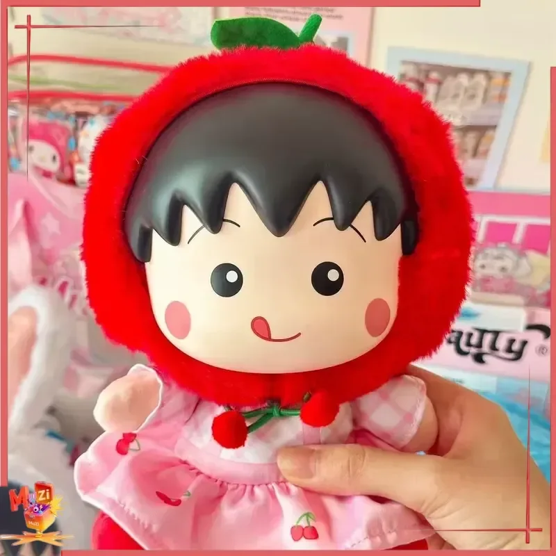 لطيف حقيقية الكرز ماروكو دبوس Xiaodou M Lewan سلسلة المطاط صندوق أعمى زخرفة الشكل لطيف دمية قلادة ديكور فتاة هدية