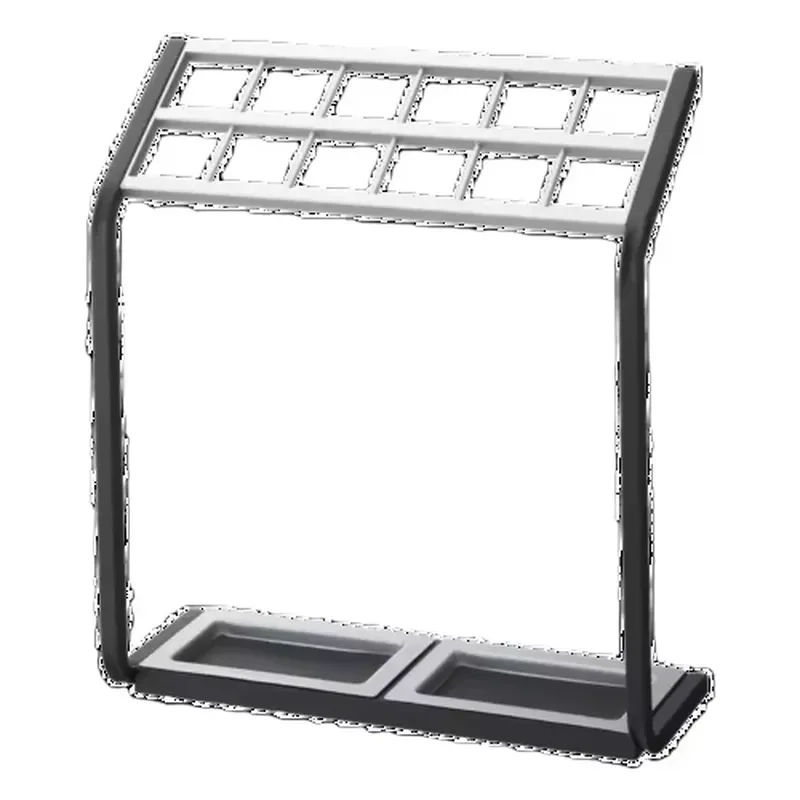 Custom Antique Design Umbrella Frame Sturdy Material Classic Black Finish Ideal for Home and Hotel Lobby Storage