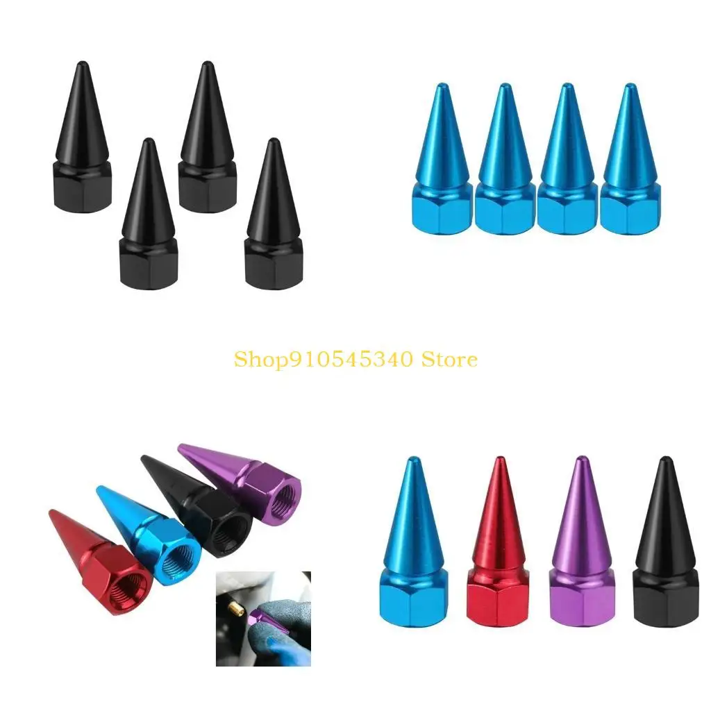 

U2JA Motorcycle Car Tire Valves Caps Dust Water Resistant Enhances Vehicle Appearance