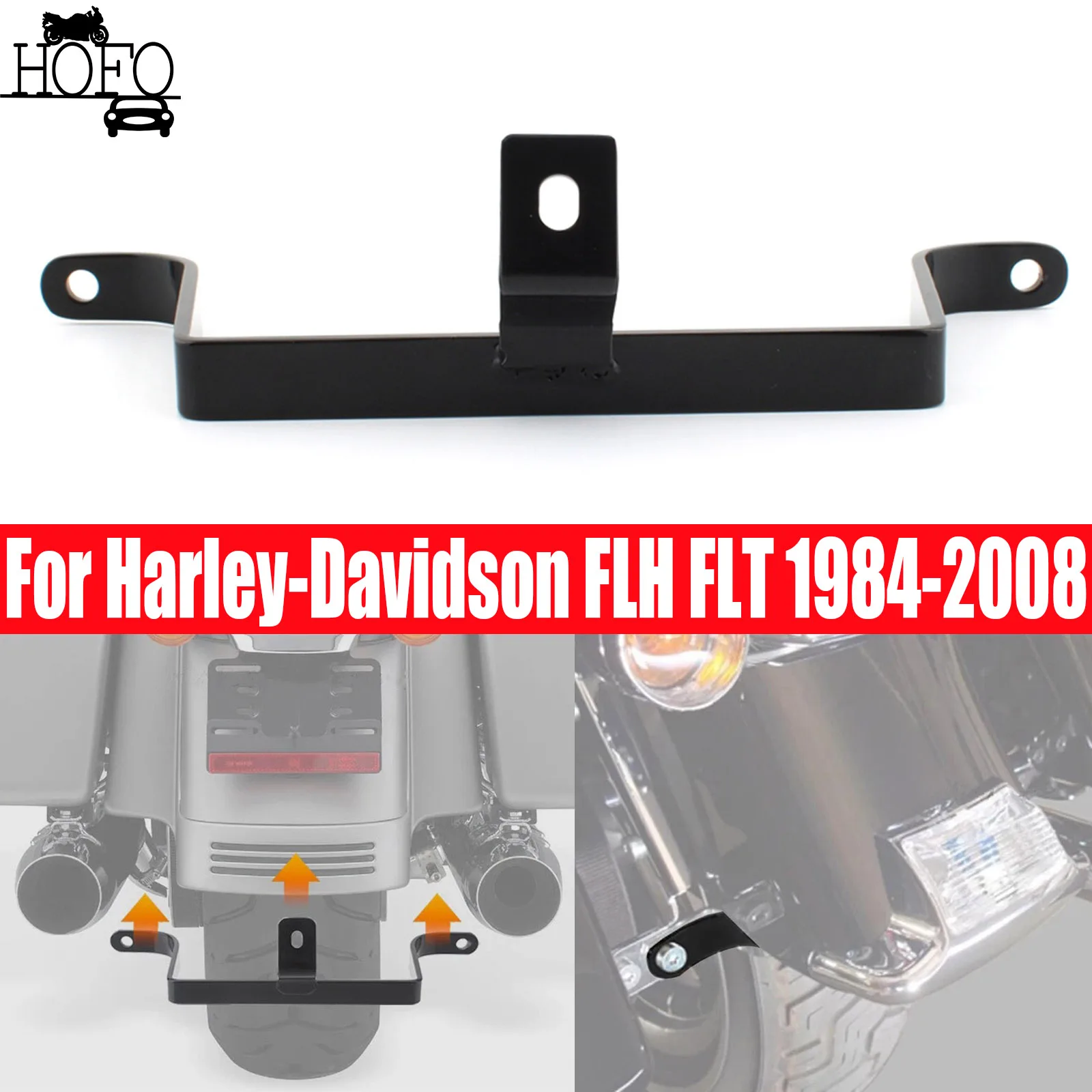 

Saddlebag-to-Fender Support Bracket For Harley-Davidson FLH FLT 1984-2008
