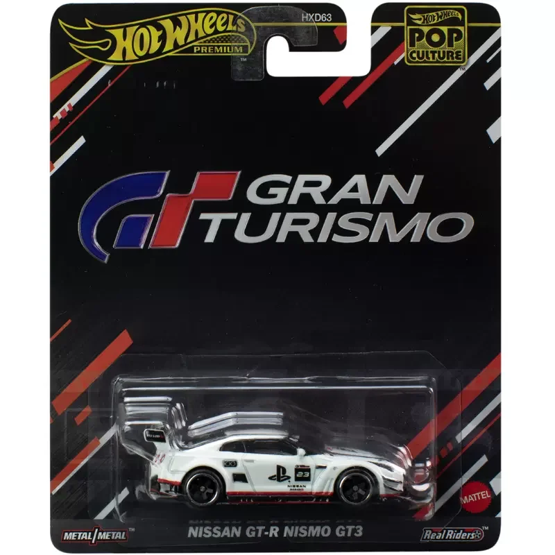 Original Hot Wheels Pop Culture Metal Car Models Gran Tourismo Nissan GTR Mutt Cutts Van Packin Pacer Boys Toys Delivery Vehicle