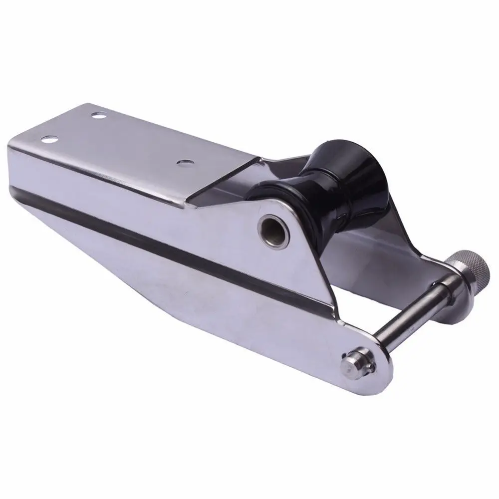 Stainless Steel 316 Bow Roller Nylon Roller Spring Loaded Pin Bracket Bubber Rollers Heavy Duty Marine Roller Marine Use