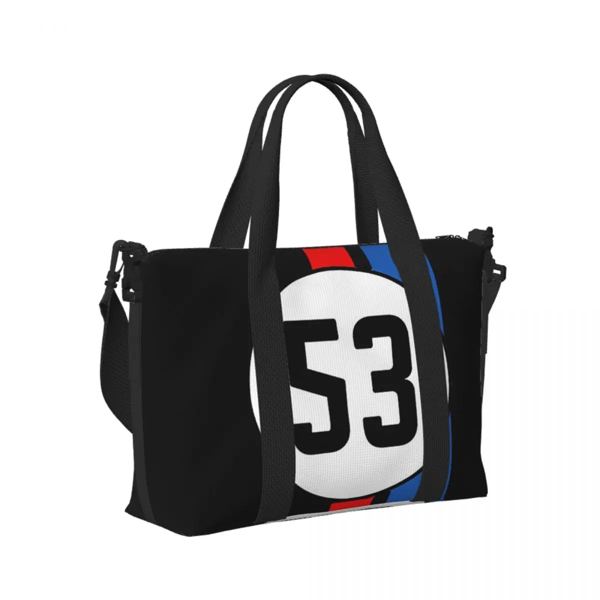 

Пляжная дорожная сумка Herbie Number 53, большая вместительная сумка для спортзала, спортивная женская дорожная сумка для покупок