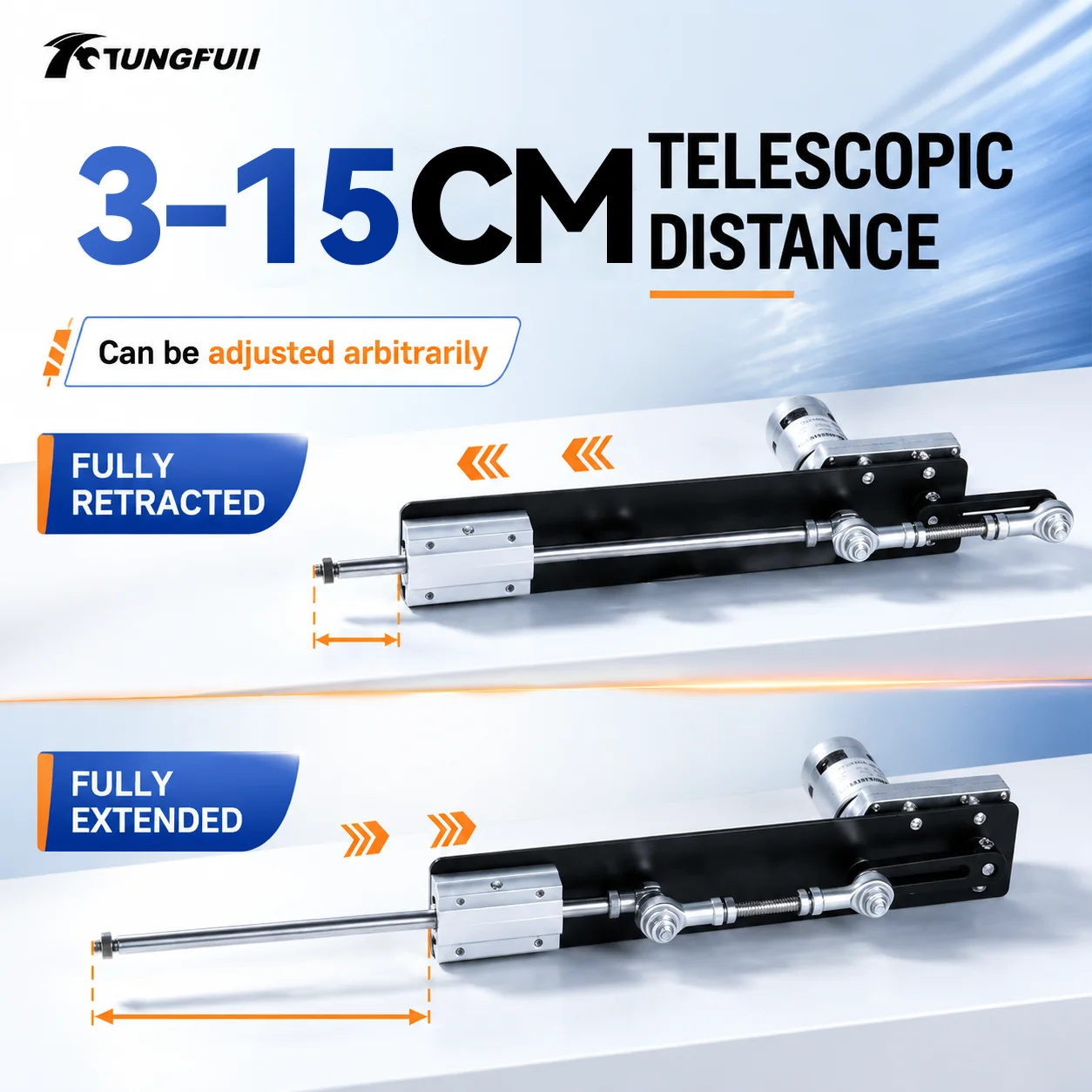 Adjustable Reciprocating Linear Actuator Kit Aluminum Stand DC Telescopic Motor Auto Back Forth Motion For DIY Automation Device view 6