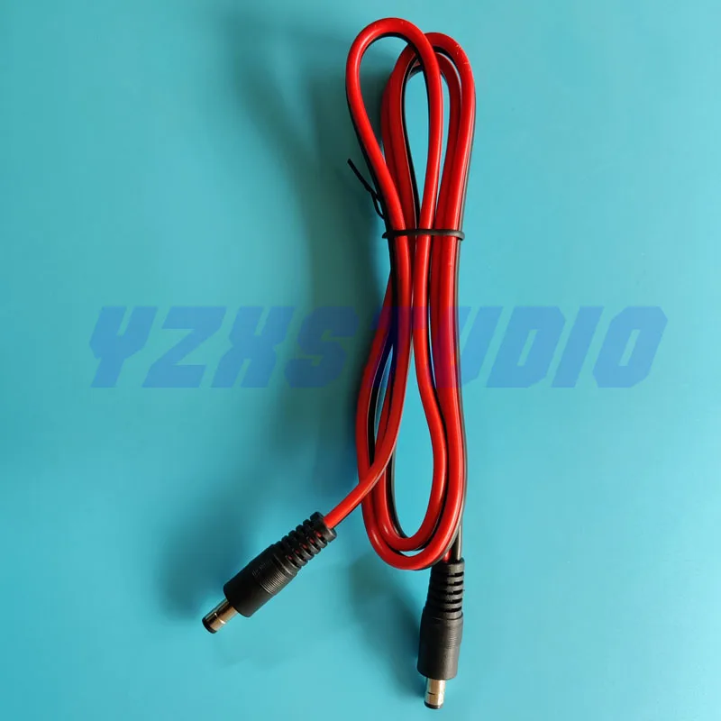 Double-ended DC Line 16A Lantern Head 5525 High Temperature Resistant High Current 14AWG Extra Thick 5.5*2.5 Straight