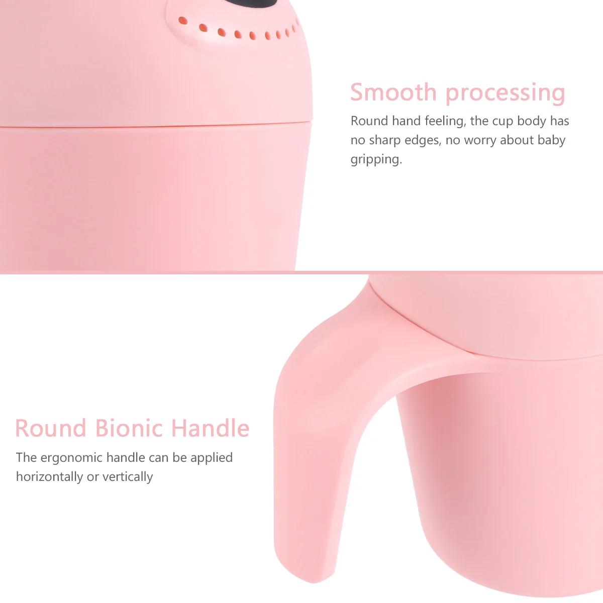 Baby Bath Rinse Cup Cartoon Bear Shape Multi-Functional Shampoo Scoop Sprinkler Easy to Hold Material Comfortable Grip