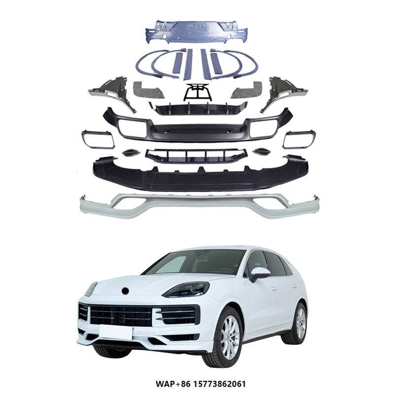 

Front Lip Body Kit 9YA Rear Bumper Rear Lip with Wheel Eyebrow New Condition Upgrade Purpose for Por 2024 Cayenne