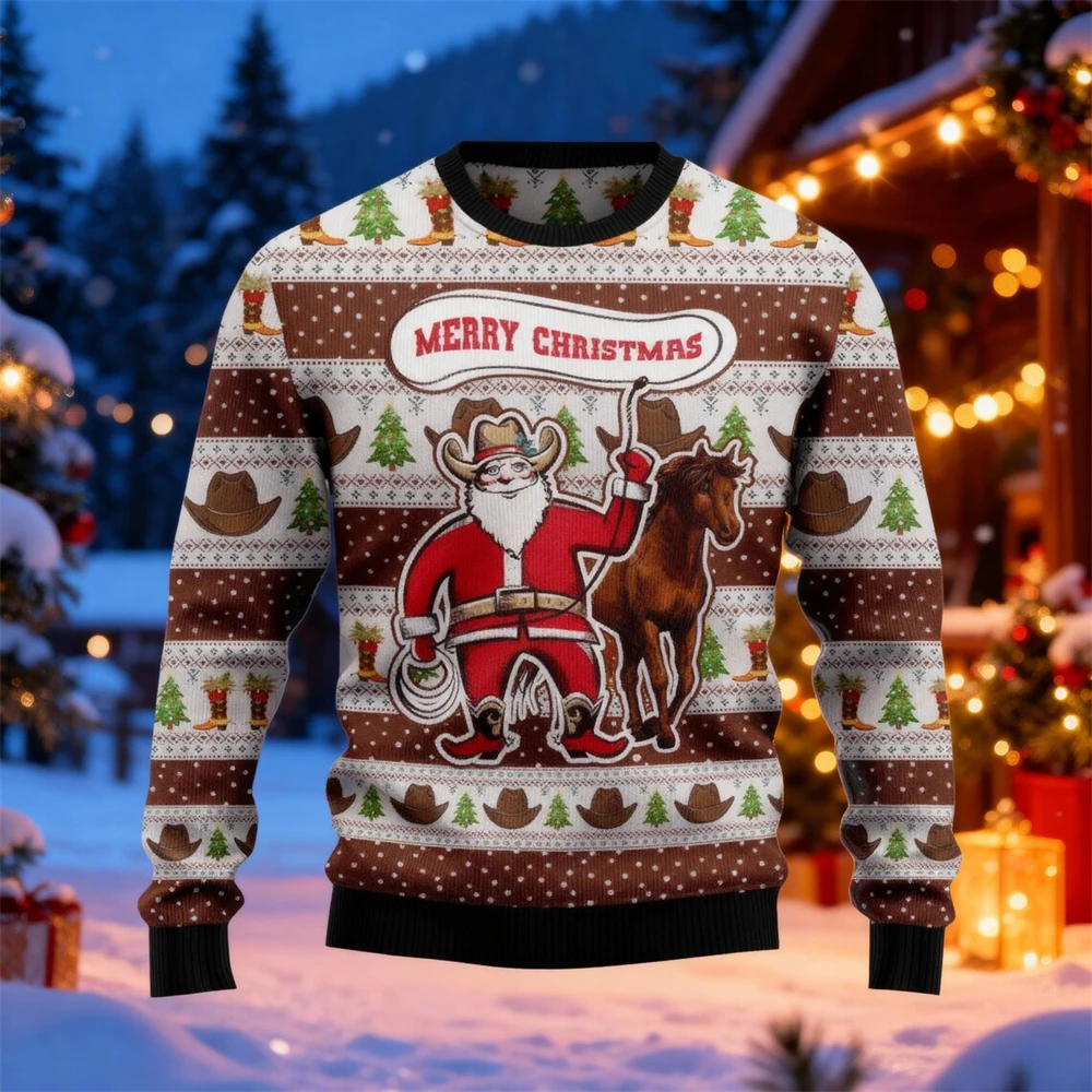 

Fashion Beer Ugly Christmas Sweater For Women Clothes Hip Hop Bar Party Men Sweatshirts Casual Male Pullovers Santa Tracksuits