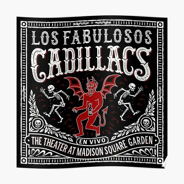 

Постер Los Fabulosos Cadillacs En Vivo The Thea, печать, украшение, ВИНТАЖНАЯ фотография, стена для дома, настенная комната без рамки