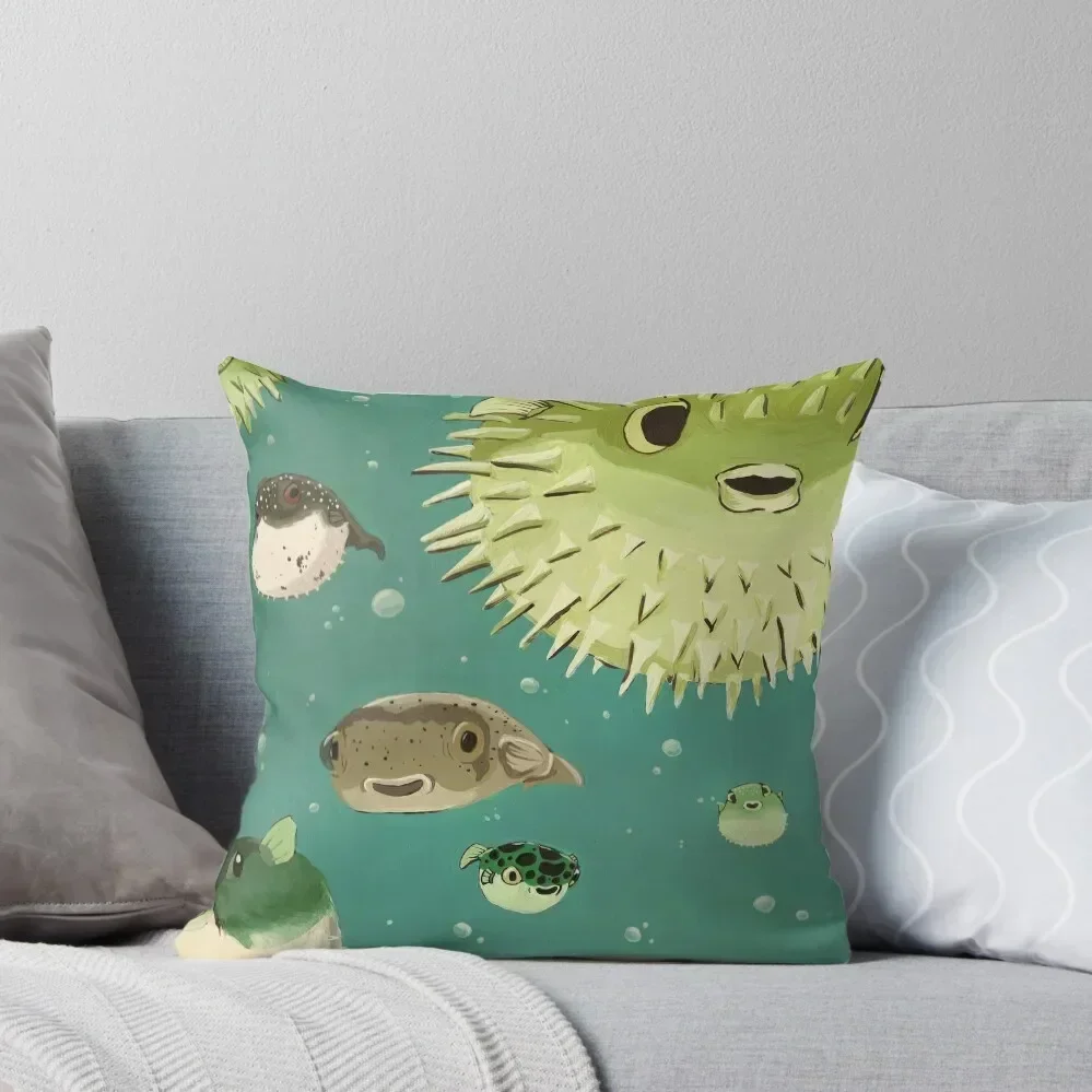 The Blowfish Recumbent Throw Pillow christmas decorations for home 2025 Sitting Cushion pillows decor home pillow