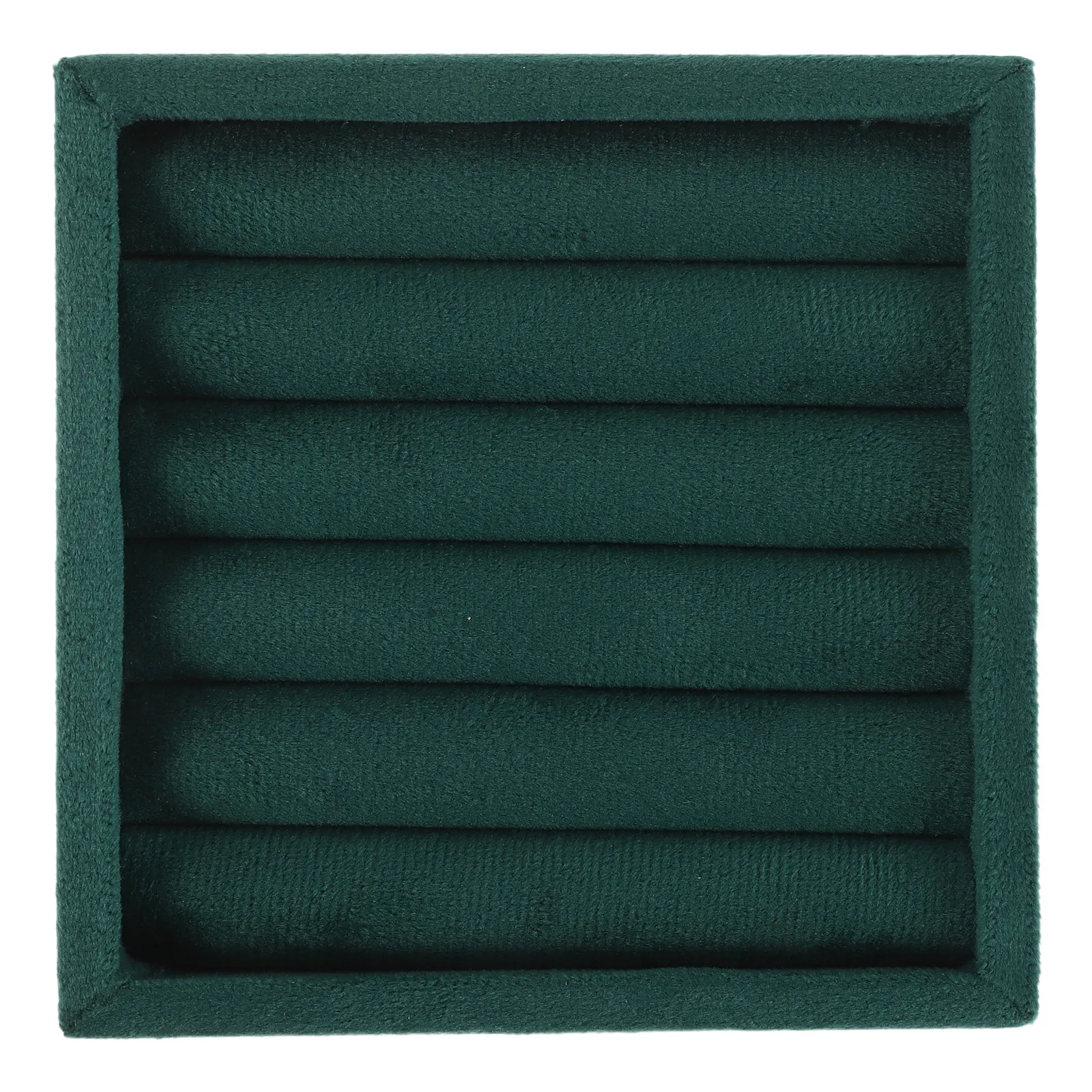 

Jewelry Display Tray 5 Slots Stackable Ring Organizer Insert Soft Material Jewelry Storage Holder for Drawer Dresser Organizer