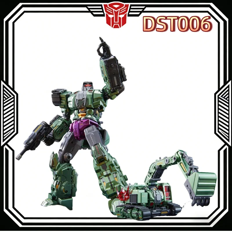 

In Stock DST06 Excavator War God DST02-006 Digger Combiner Mecha Robot Action Figure Collectible Model Toy