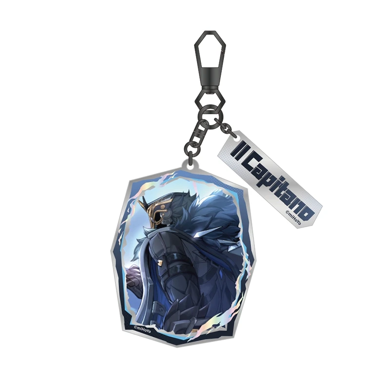 Game Genshin Impact Acrylic Keychain Official Genuine Wriothesley Arlecchino Furina Mavuika Il Capitano Pendant Birthday Gifts