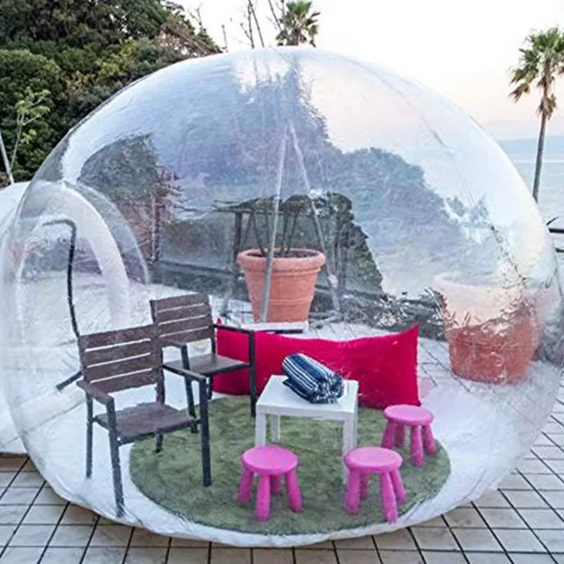 Outdoor Goedkope Prijs Opblaasbare Bubble Dome Tent 3M Bubble Hotel Met Blower Fabriek Directe Verkoop Transparante Bubble Huiskwaliteit