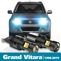 2pcs LED Dual Mode Turn Signal+Daytime Running Light DRL For Suzuki Grand Vitara Accessories 1998-2019 2006 2012 2013 2014 2015