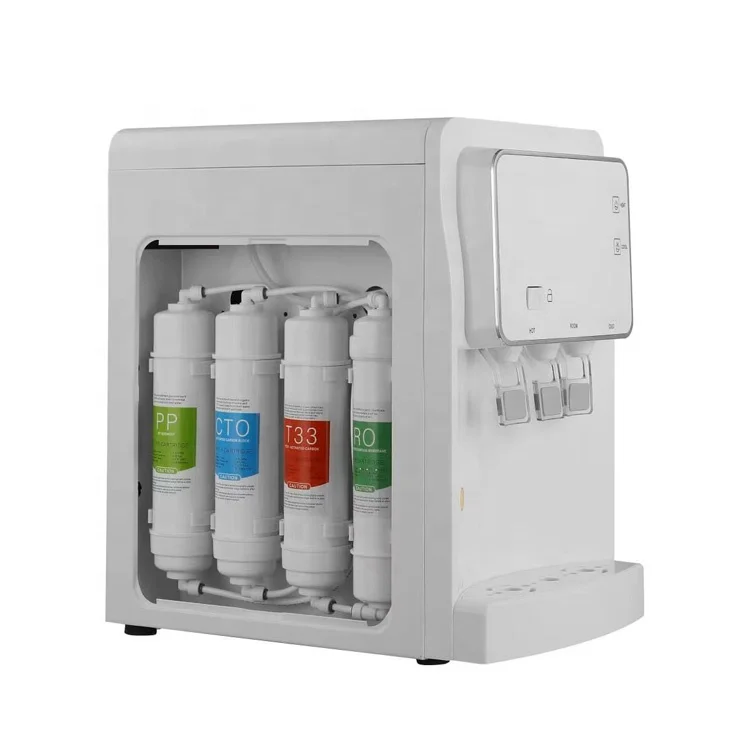 Factory Direct Hot Cold Water Compressor Cooling Desktop Dispenser With Water Filter System Water Cooler