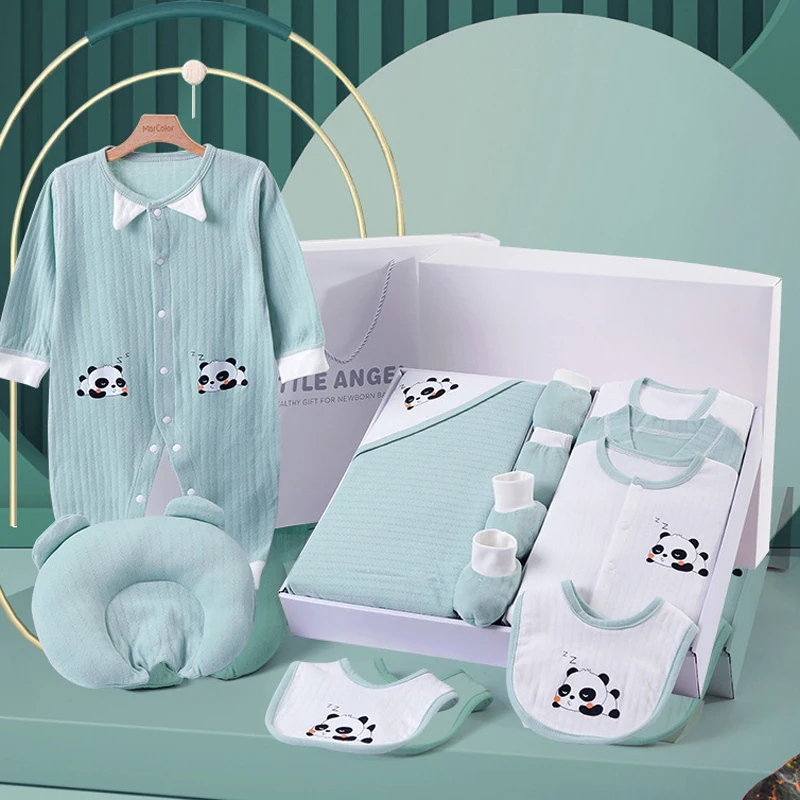 IYEAL-Costumes en coton pour bébés garçons et filles, ensembles de 18 à 23 pièces, cadeaux pour nouveau-nés