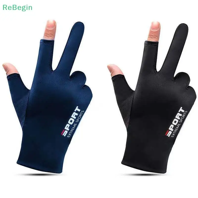 Anti-UV Men Women Fishing Gloves Sunscreen Antiskid Spring  Breathable Cycling Sport