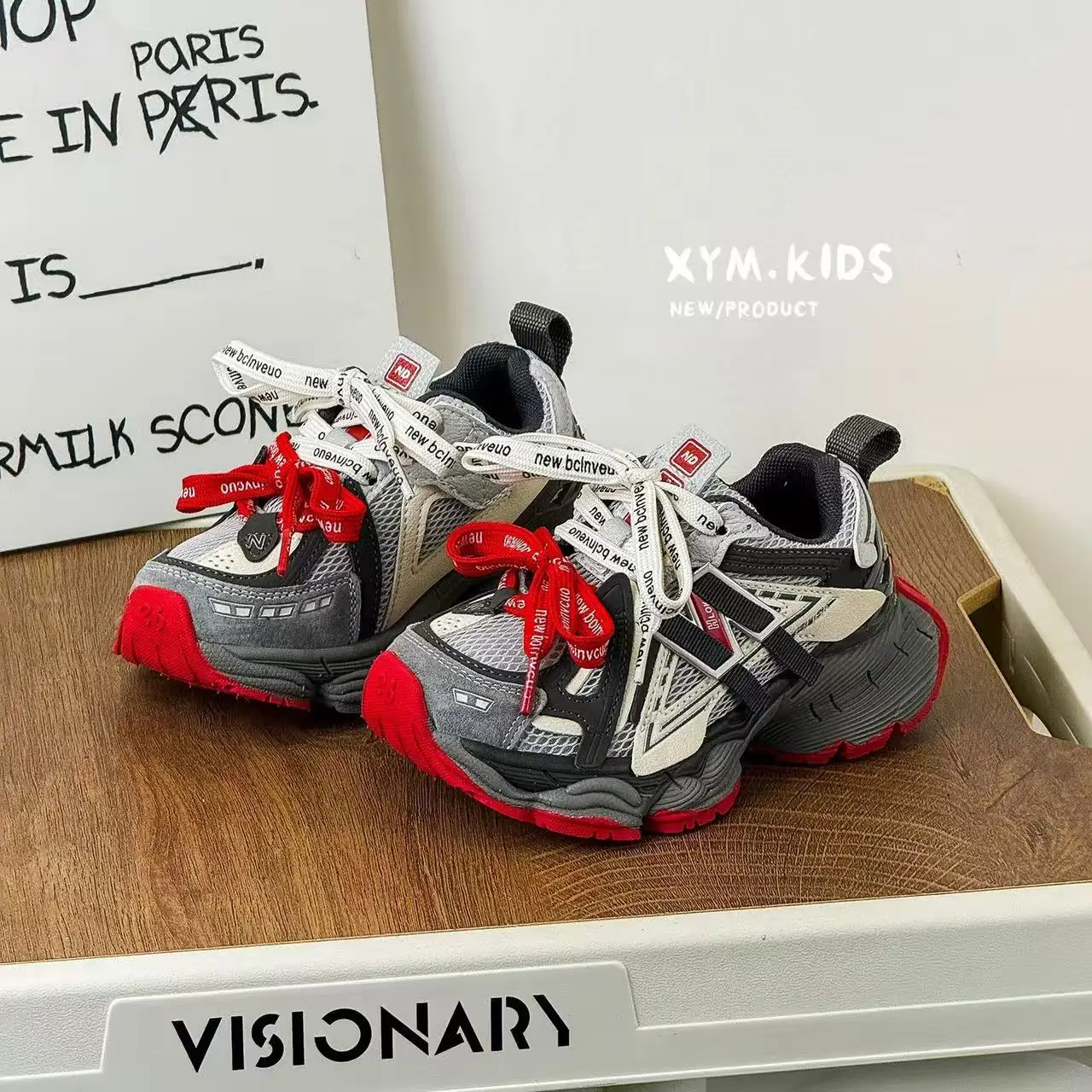 2026 Spring New Children's Fashion Trend Boys Breathable Mesh Sneakers Girls Non-slip Breathable Versatile Fashion Casual Shoes