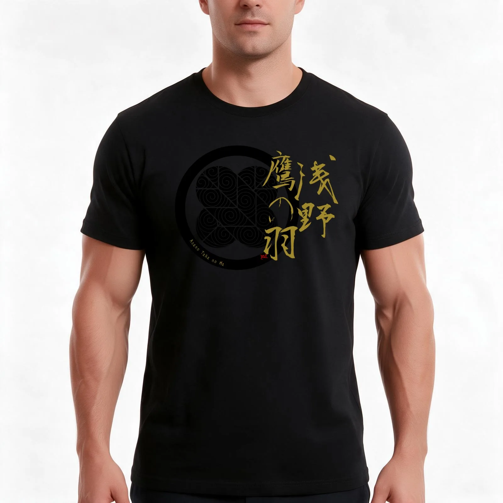Asano Taka no Ha / Kamon T-Shirt Summer Casual Cotton Tee Oversized Streetwear Tops Vintage Graphic Print Unisex Men Women
