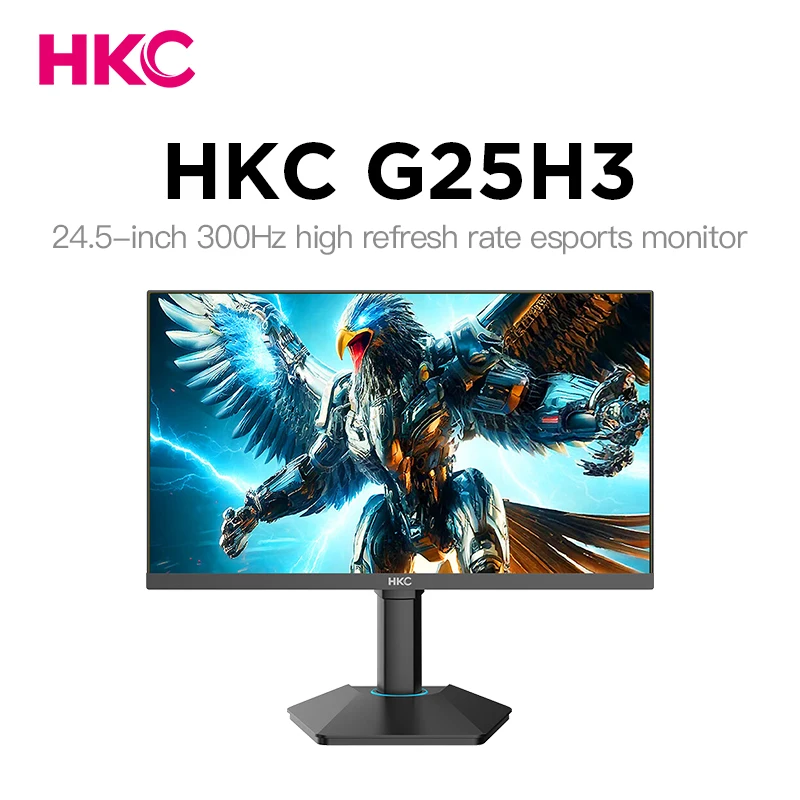 

Игровой монитор HKC G25H3 240 Гц FHD | 1ms GTG, 100% sRGB, режим HDR, эргономичная подставка для киберспорта