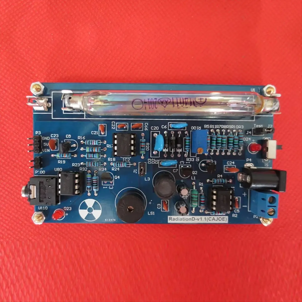 

（Gift Idea）DIY Assembled Geiger Counters Kit Geiger Counter Module Nuclear Radiation Detector