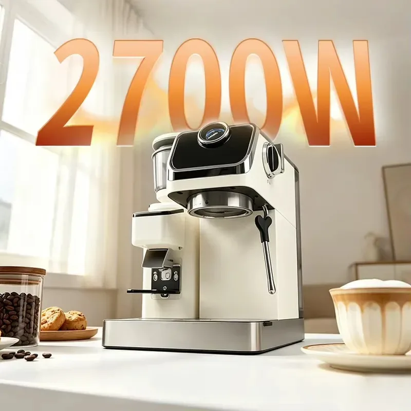 Commercial Espresso Machine with Grinder 110V 220V Professional