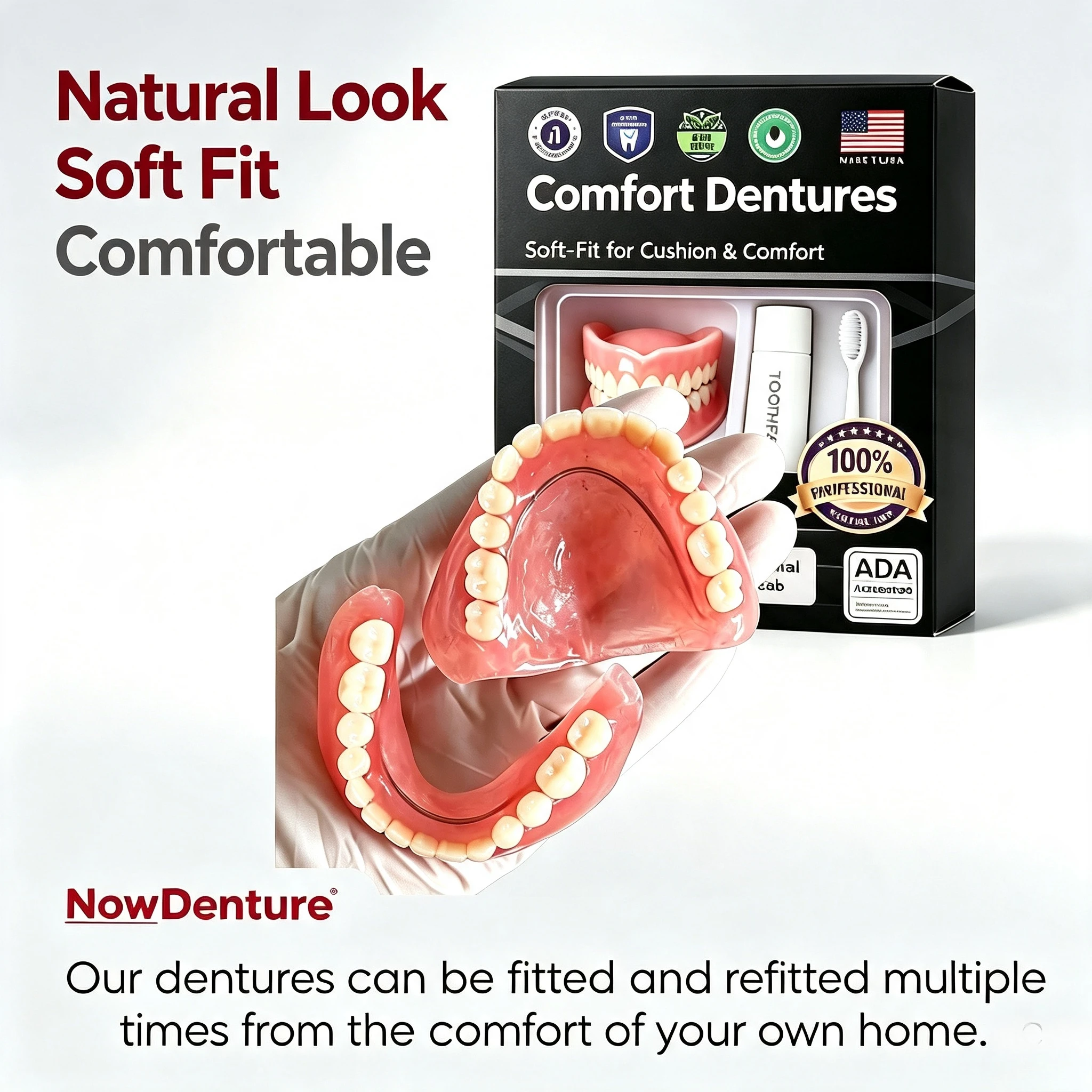 moldable-silicone-denture-upper-lower-natural-ivory-false-teeth-instant-smile-kit-free-toothbrush-toothpaste-set