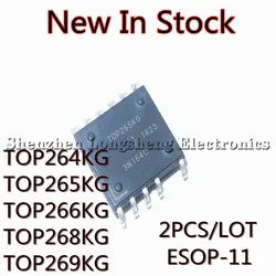 2PCS/LOT TOP264KG TOP265KG TOP266KG TOP268KG TOP269KG ESOP-11 SMD power management chip New In Stock Original